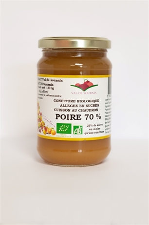 Confiture poire allégée en sucre 310g